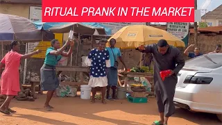 Ritual Prank In African Market With The Market Women | This is the funniest prank i have ever done.