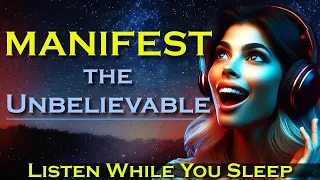 MANIFEST The UNBELIEVABLE ~ Manifest While You Sleep MEDITATION
