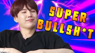 Yoongi bullshi**ing his way through life