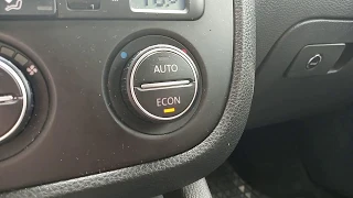 Что за кнопка ECON на VW, Seat, Skoda, Audi (Вкл/Выкл кондиционер). Не включается кондиционер?