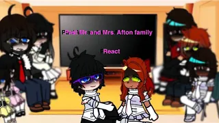 Past mr. and mrs. Afton family’s react // Part 2/3// William & Ariella