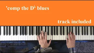 Jazzy Blues in D flat  🎹 Practice important concepts with a track