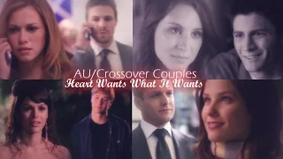 {You Pick I Vid} AU/Crossover couples - "...there's a million reasons why I should give you up..."