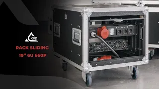 RACK SLIDING 19” 6U 660P -  ALP Flight Cases