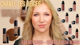 CHANEL LES BEIGES TOUCHE DE TEINT WATER-FRESH COMPLEXION TOUCH + EAU DE BLUSH WATER-FRESH BLUSH