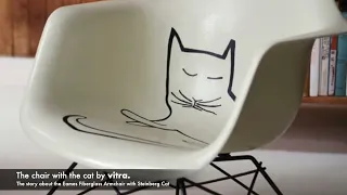 The Eames Vitra's Chair with Cat by Steinberg