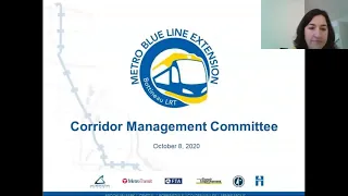 Blue Line Extension Corridor Management Committee 10-8-2020