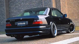 Mercedes-Benz C124 with the body kit WALD