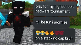 So I snuck into a High School Bedwars tournament...