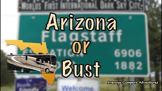 Cross Country Road Trip Florida to Arizona (Full Version)