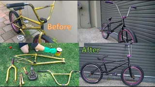 Old bmx bike restoration montage (fiend)