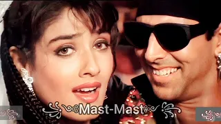 Tu Chij Badi Mast Mast #AkshayKumar & #RaveenaTandon | Udit Narayan, Kavita | 90s Bollywood Song