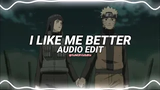 i like me better - lauv [edit audio]