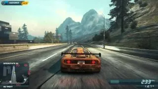 NFS Most Wanted 2012: Mclaren F1 LM Top Speed 247mph / 398 kmh [Ultimate Speed Pack DLC]