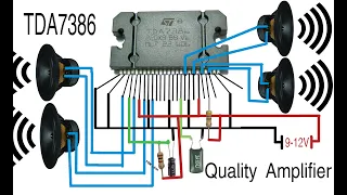 TDA7386 Quality Amp 9-12v