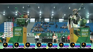 ISSF World Cup Rio de Janeiro, Brazilië  10 meter air rifle final men 16 sept 2023