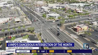 Las Vegas police focus on dangerous intersections for traffic enforcement
