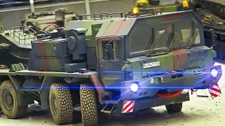 MEGA RC MODEL SCALE TANKS, RC MILITARY VEHICLES, RC CONSTRUCTION IN ACTION!!