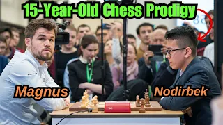 15-YEAR-OLD Chess Prodigy vs Magnus?