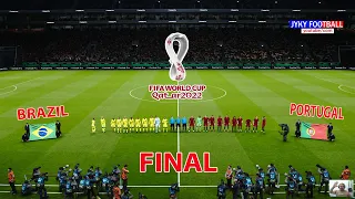 PES - Brazil vs Portugal - FINAL FIFA World Cup 2022 Qatar - Full Match HD Jyky Football - Gameplay