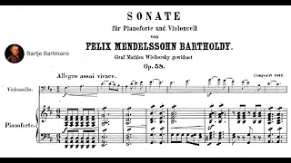 Mendelssohn - Cello Sonata No. 2, Op. 58 (1843)