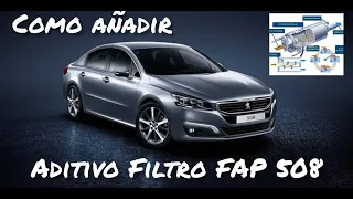 Nivel Aditivo FAP Demasiado Bajo - Peugeot 508 / año 2014 / 2.0 HDI / 136cv / Diesel.