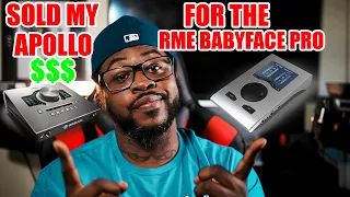 WHY I SOLD$$$ MY APOLLO TWIN DUO FOR THE RME BABYFACE PRO