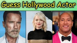 Guess The Hollywood Actor (100 Actors | 4s for Actor)