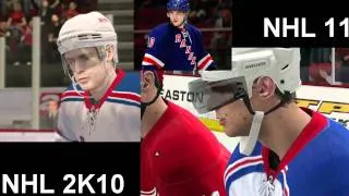 NHL 2K10 v.s. NHL 11 (graphic comparison)