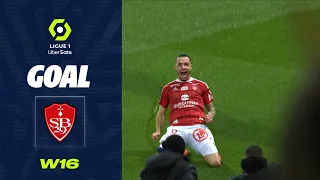 Goal Mathias PEREIRA LAGE (29' - SB29) STADE BRESTOIS 29 - OLYMPIQUE LYONNAIS (2-4) 22/23