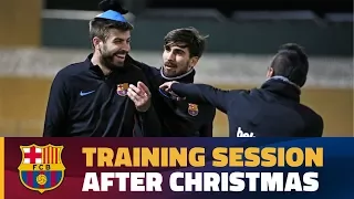 First session after the Christmas holidays