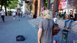 Одесса, август 2016, уличные музыканты, Street musicians, Друг Сани Сухого