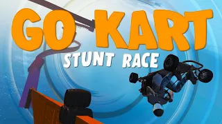 GTA 5 - IMPOSSIBLE GO KART STUNT RACE | w/ Darkj | Custom Race #30