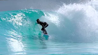 Arthur Villa surfing at Praia da Grama, Wavegarden Brazil