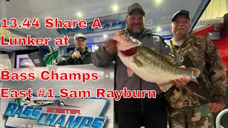 Bass Champs East #1 at Sam Rayburn