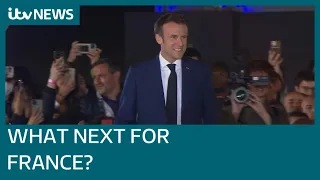 What next for France after Emmanuel Macron defeated Marine Le Pen in elections? | ITV News