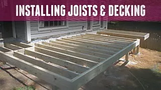 Installing Joists and Decking - DIY Network