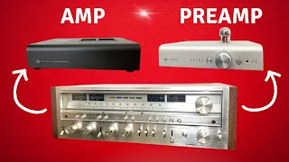 How to Connect a Vintage Receiver to an External Preamp or Amplifier