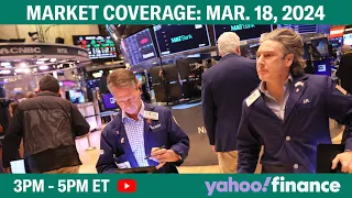 Stock market today: Nasdaq surges to lead stocks higher with Fed meeting on deck | March 18, 2024