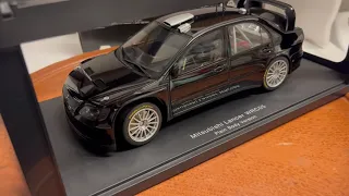 AUTOArt Diecast 1/18 AUTOart Racing Mitsubishi Lancer WRC05 Plain Body Version - BLACK 80528