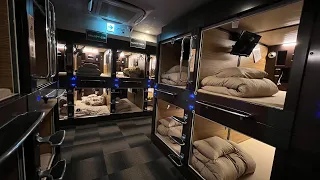 Capsule hotel with too many offerings 🍚 🥚🥤 | ANSHIN OYADO
