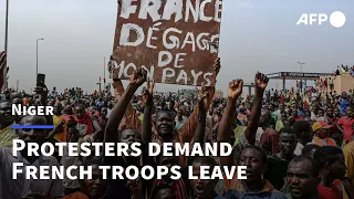 Thousands in Niger demand the withdrawal of French soldiers | AFP