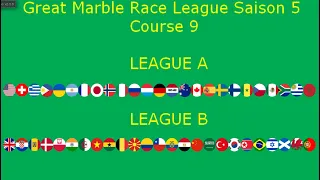 Great Marble Race League - Course 9 (Saison 6) - (League A, League B) [Algodoo]