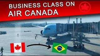 Flying BUSINESS CLASS on AIR CANADA 787-9!!