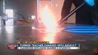 Chemistry teacher charged after classroom explosion