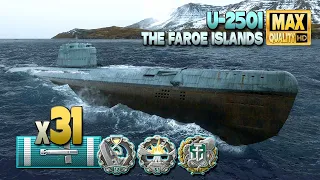 Submarine U-2501: Nice Kraken on map "The Faroe Islands" - World of Warships