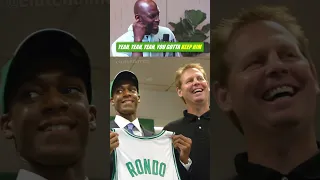 KEVIN GARNETT On Young RAJON RONDO #shorts