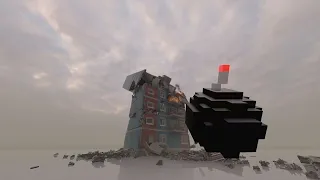 Teardown Realistic tower collapse