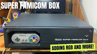 Adding RGB to the Super Famicom Box - the rare hotel SNES console from Japan!