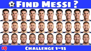 IQ IMPROVE QUIZ ~ Can You Find Messi ? 🔎On This Picture ? Find Ronaldo ? Neymar ? Mbappe ?